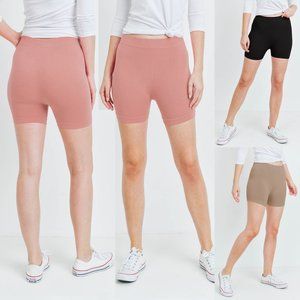 NEW Super Stretchy Seamless Biker Mini Boy Short